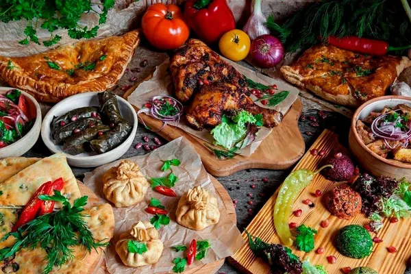 Cuisine géorgienne — khinkali et khachapuri